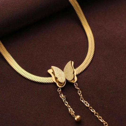 BUTTERFLY NECKLACE - سلسلة فراشة